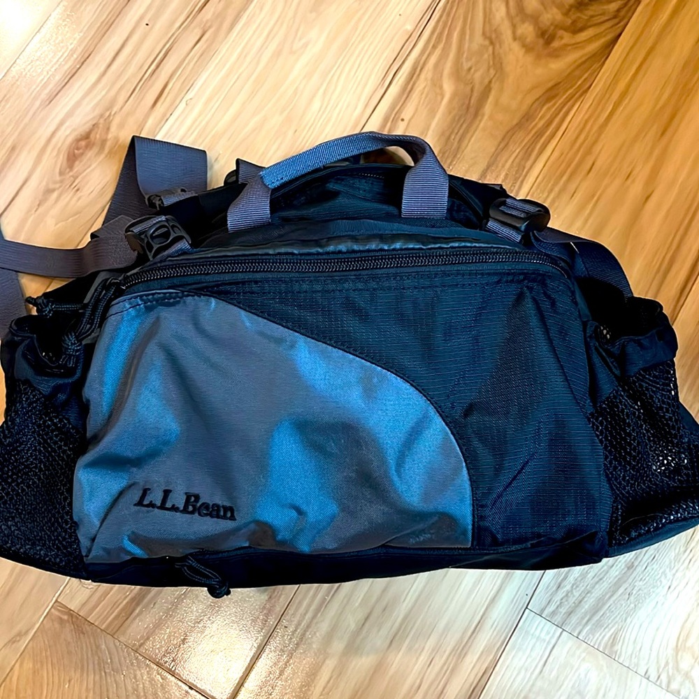 L.L. Bean Black and Gray Backpack
